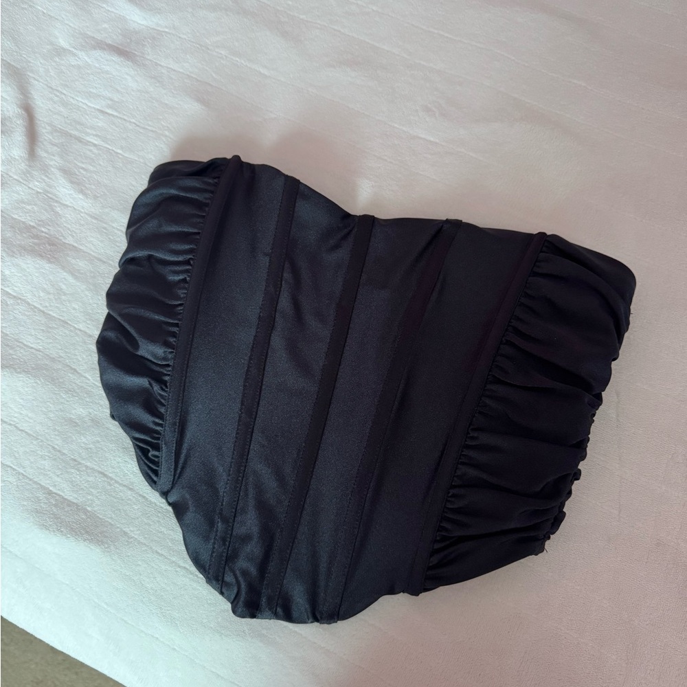 Forever 21 Black Corset Top - Size L